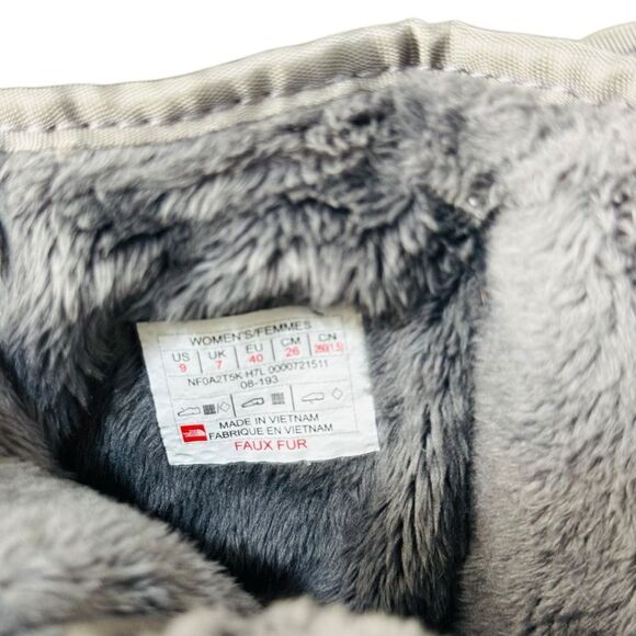 The North Face Thermoball Button-up Boot Women’s Gray Insulated Boots Sz 9 - Picture 7 of 10